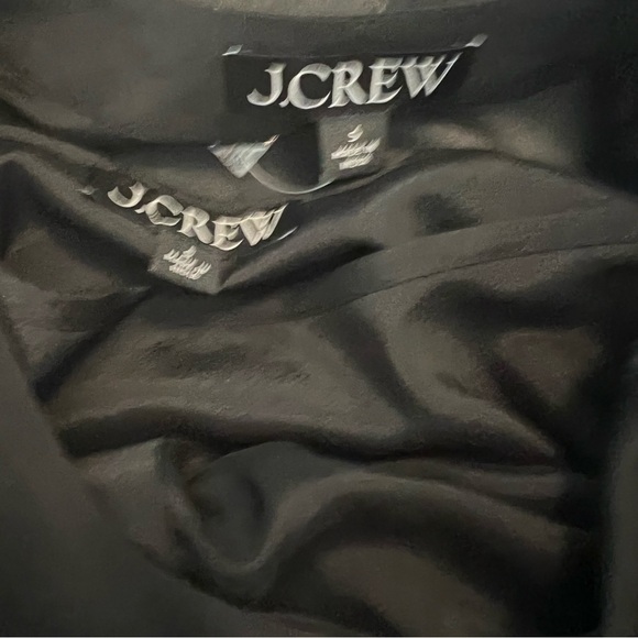 J. Crew Black Blouse with White Button Accents - Picture 8 of 13